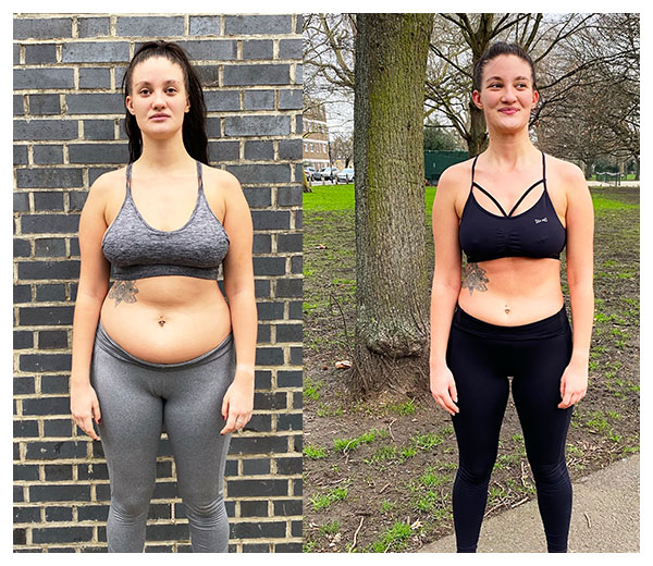 Before / After Be The Fittest - Personal Trainer Chelsea